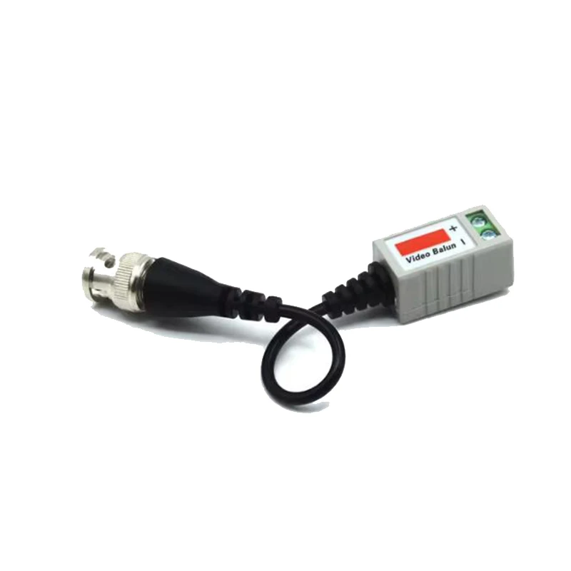 1pair BNC Video Balun Connector Passive Transceiver 3000FT Distance UTP Balun Male BNC CAT5 Cable For CCTV Camera Accessories