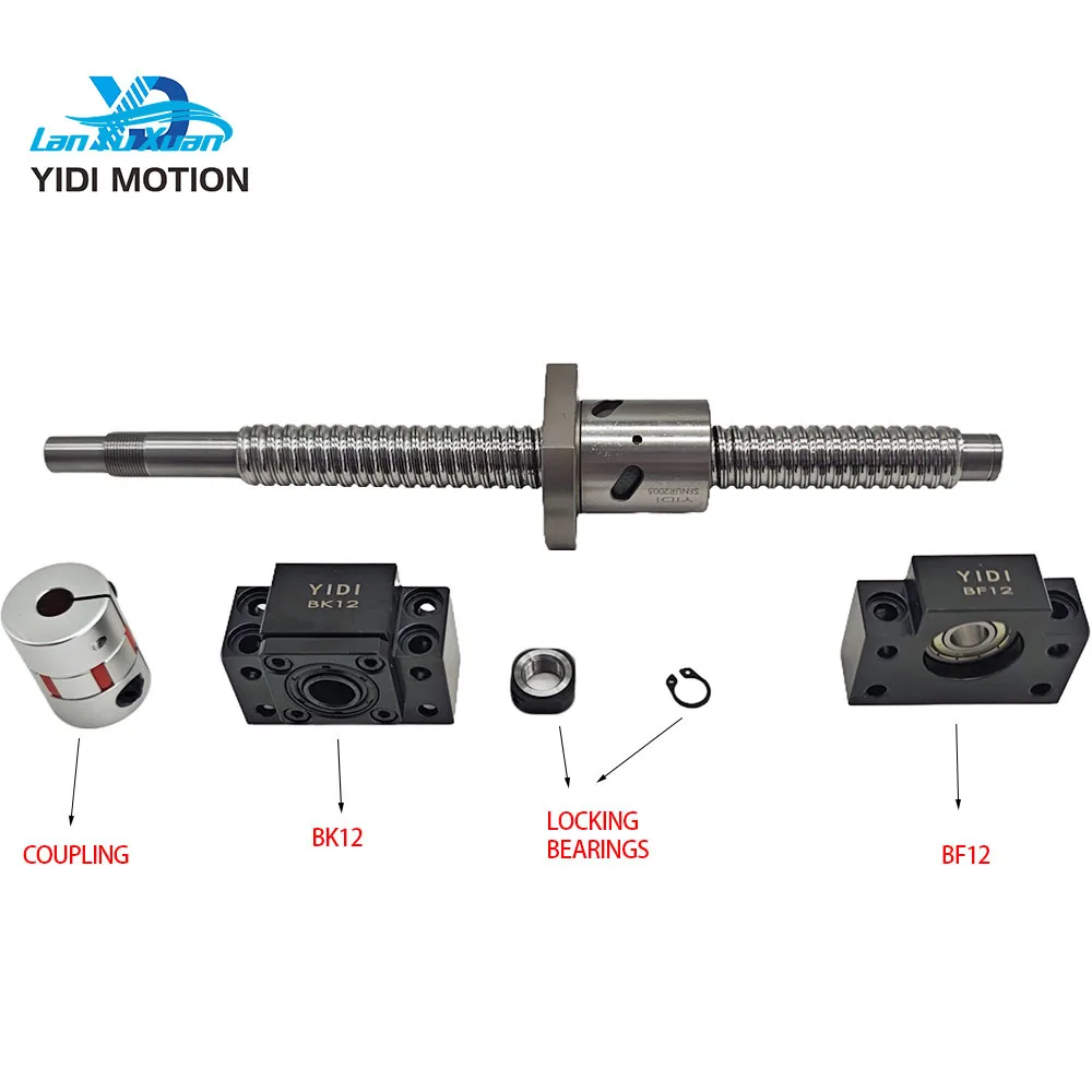 

New All Components High Precision Steel Ball Screws Sfu1605 Sfu Ball Screw Xy Table for Linear Motion