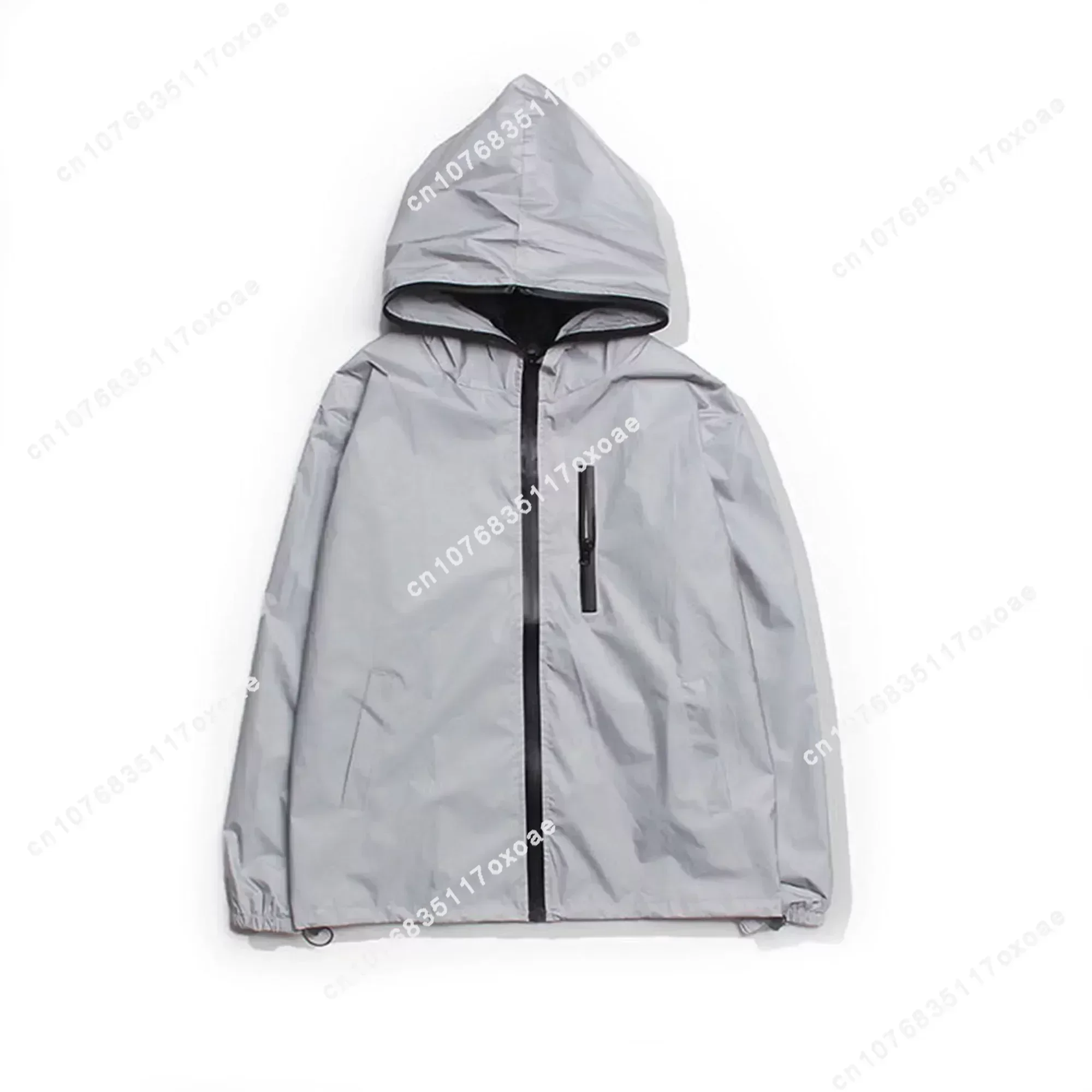 M-Mr B-Bean Reflective Jacket Mens Womens Coat Hooded Windbreaker Pocket Jackets Anime Cartoon Manga Customization Hoodie
