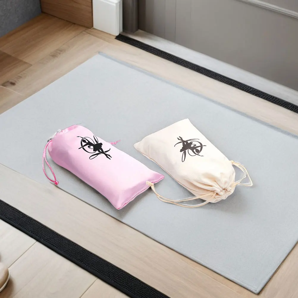 

Ballet Shoe Bag for Tote Dance Competition Drawstring Slipper Pouch Women