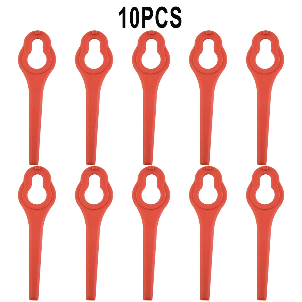 10PCS Replacement Plastic Blade For Ferrex FAR 20-1 20V/40V Lawn Mower 95mm Trimmer Blade For FE220 And FAR 20-1 Mod