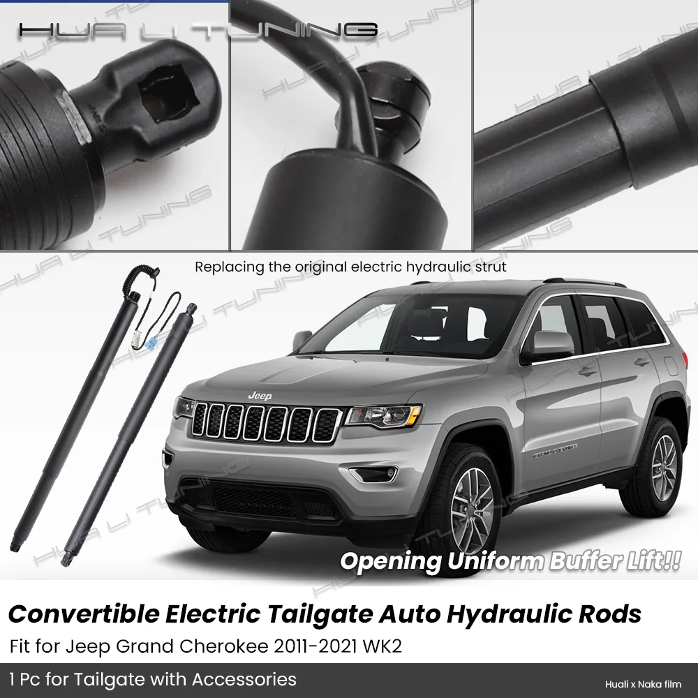 

For Jeep Grand Cherokee 2011-2021 WK2 Rear Trunk Electric Damper Tail Gate Auto-Lift Assist Struts Original Replace Accessories