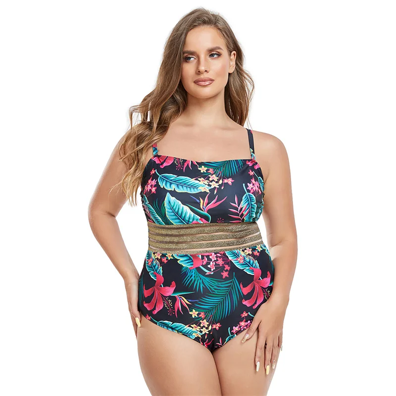 Women One Piece Swimsuits Push Up Plus Size Tummy Control Swimming Ruched Swimwear Fused Bahing Suit Beachwear Monokinis