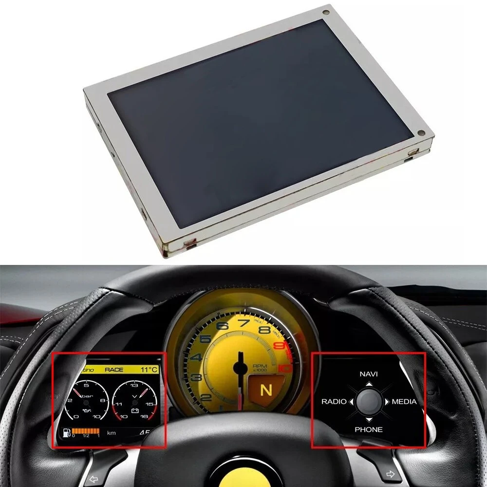 

5" LCD Display For Ferrari 458 Italia Spider F142 2009-2015 Instrument Cluster Screen Replacement