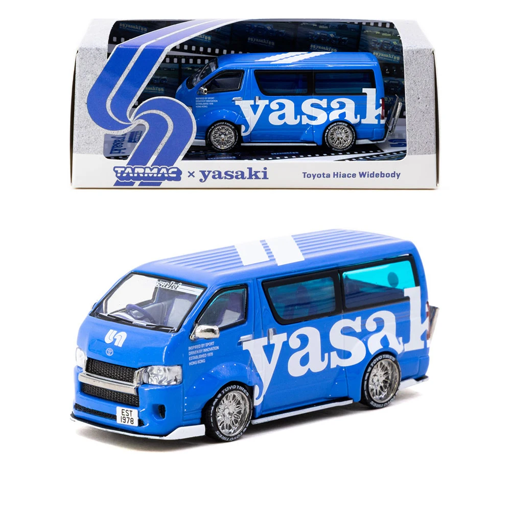 

TW Model 1/64 Hiace Widebody Yasaki Alloy Vehicle Toys Gifts for Teenagers Adults Hobby Collection