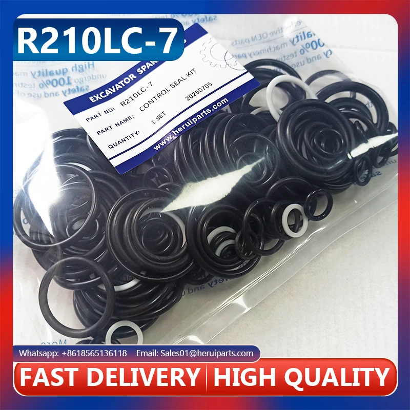 

R210LC-7 Control Valve Seal Kit for 210LC-7 Excavato Distributor Valve Seal Repair Kit O-Ring