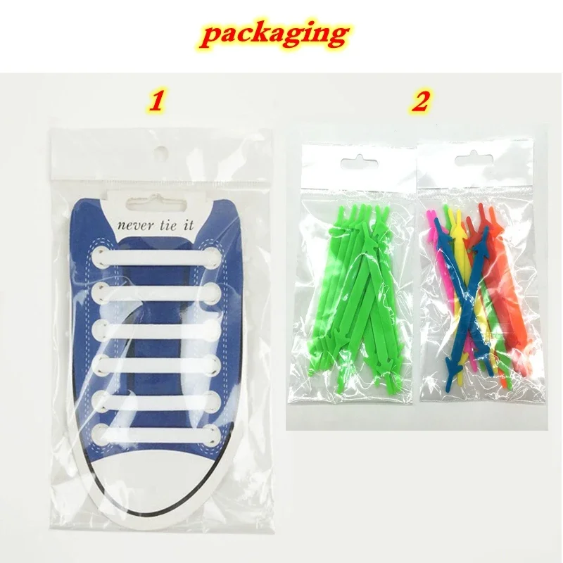 No Tie Shoe Laces Silicone Elastic Shoelaces for Sneakers Fast on And Off Lazy Shoelace Arrow Buckle Shoes Accessories Rubber image 6