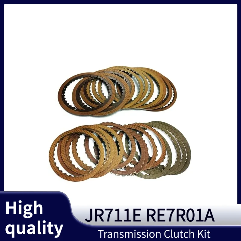 JR710E JR711E RE7R01A Transmission Friction Plate Kit 7 Speed Automatic Clutch Disc Set Replacement