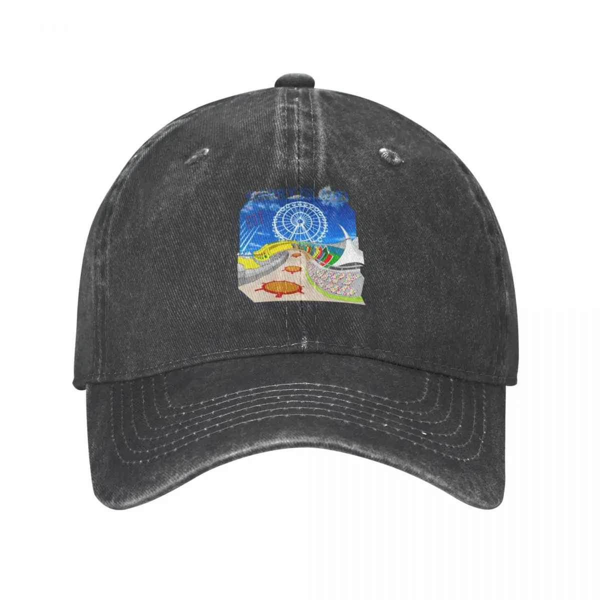 Barry Island Whitmore Bay Cowboy Hat western Hat black Rugby Sports Cap Golf Women Men's