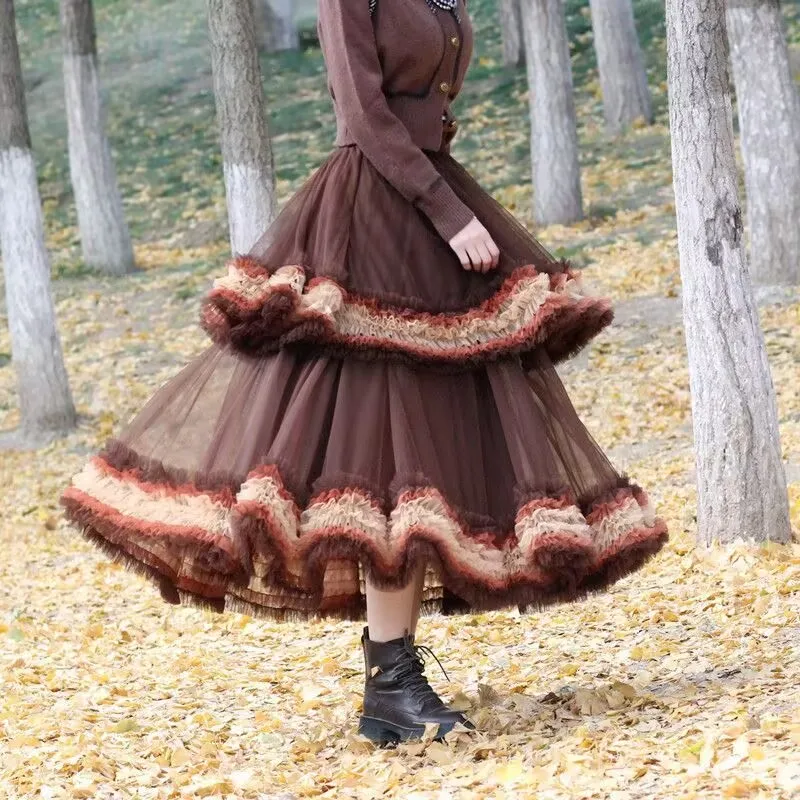 

Плиссированная юбка, женская юбка трапециевидной формы с эластичной резинкой на талии, осенняя новая стильная юбка из полиэфирного волокна