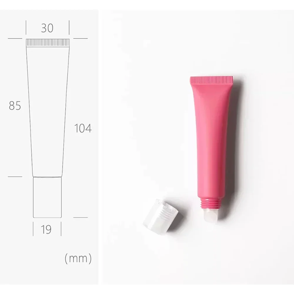 

15 г 15 мл матовый персиковый розовый мягкий тюбик эссенция лосьон губная помада крем для глаз многоразовая сжимаемая бутылка пустой косметический контейнер