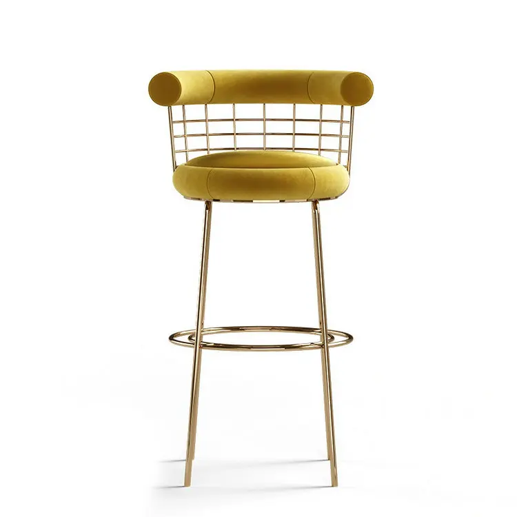 

High-End Custom Betsy Bar Chair Designer Home Bar Stool Mid-Century Bar Stool for Nightclubs Private Spaces & Halls