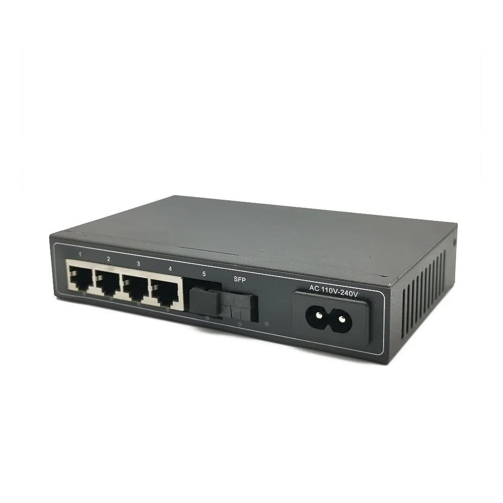 

Manufacturer Internal Power Supply 4 Port 10/100/1000Mbps Network Gigabit Switch Ports POE