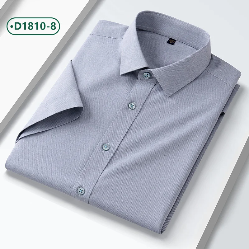 Quick Dry Men's Short Sleeve Shirt,  & Breathable Casual Business Travel Shirt,Wrinkle Free Quick Dry Button Down Shirt for Men