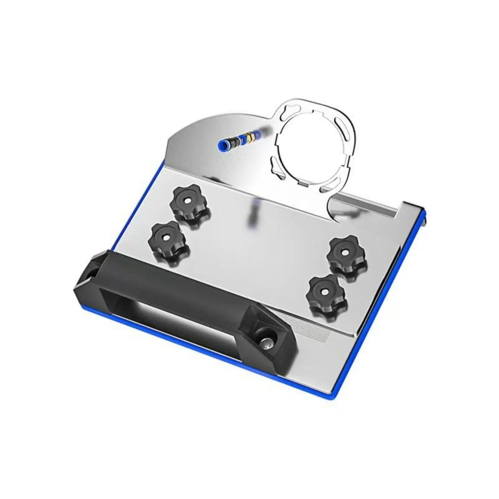 Portable Tile Beveling Tool Stainless Steel 45° Tile Chamfering Tool Easy to Install Angle Miter Jig for Tilers, Renovators,