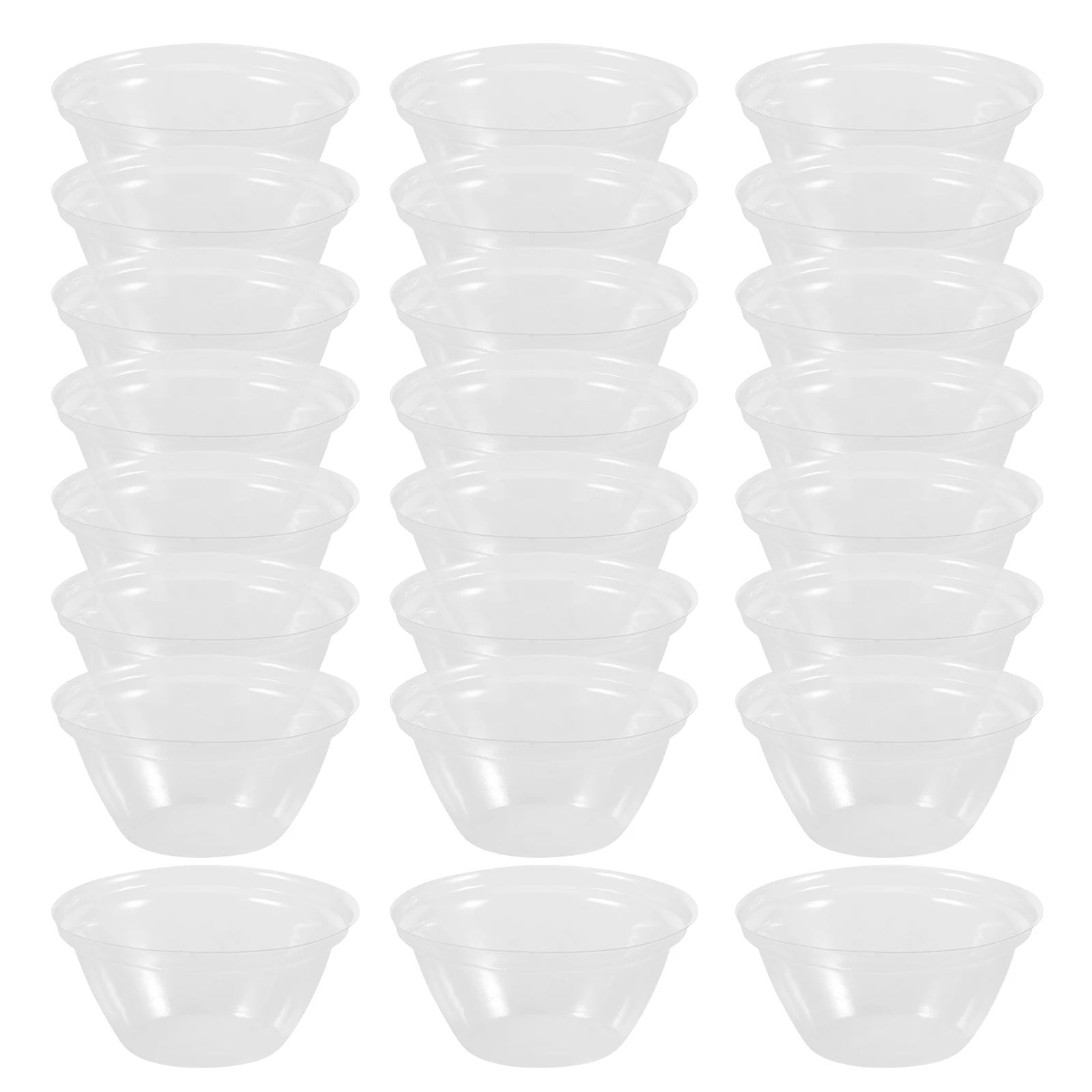 

100 Pcs Bowler Hat Planting Blue Insulation Cover Plastic Clear Seedling Covers