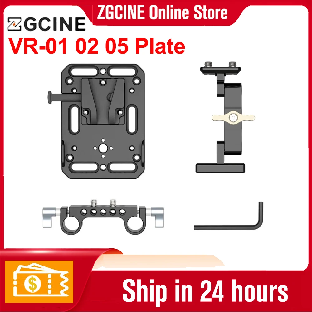 

Адаптер для батарей ZGCINE VR-01 02 05 V-Mount с креплением V-Lock и стандартным зажимом для штанги 15 мм с автоматической защитой от блокировки