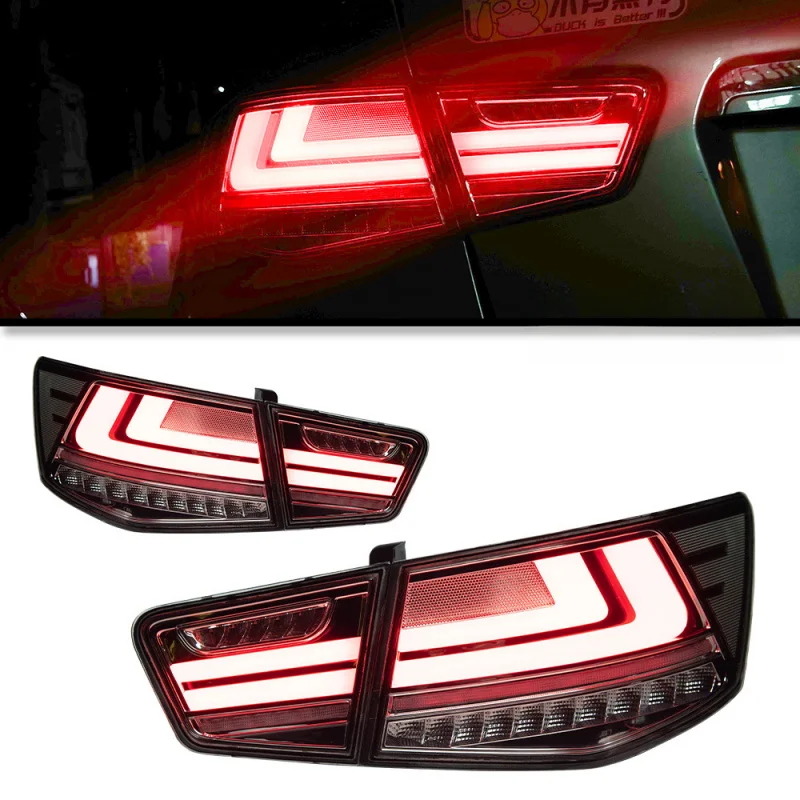 

Suitable Tail Assembly for Kia Forte 2009-2013, Modified LED Flowing Turn Signal and Brake Light