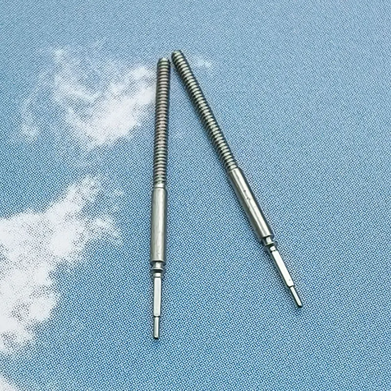 2/4Pcs 2892 Case Watch Crown Stem Spare Parts Fits 2892 Movement Watch Replacement Repair Watch Crown Stem Parts