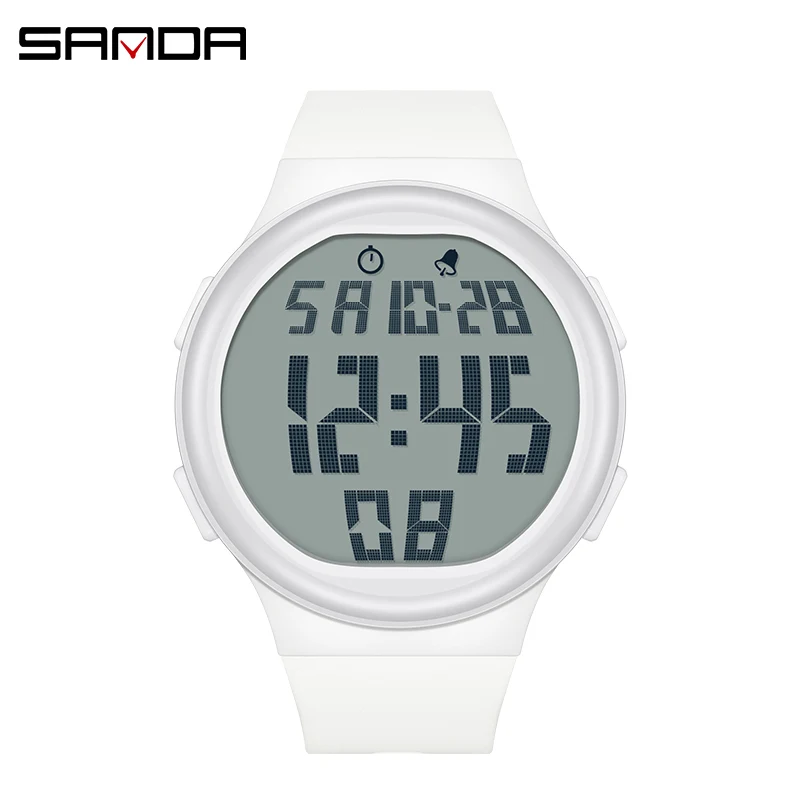 

Fashion Sanda Top Brand Military Sport For Men Luxury Date Alarm Clock Led Electronic Waterproof Led Digital Wrist Watches