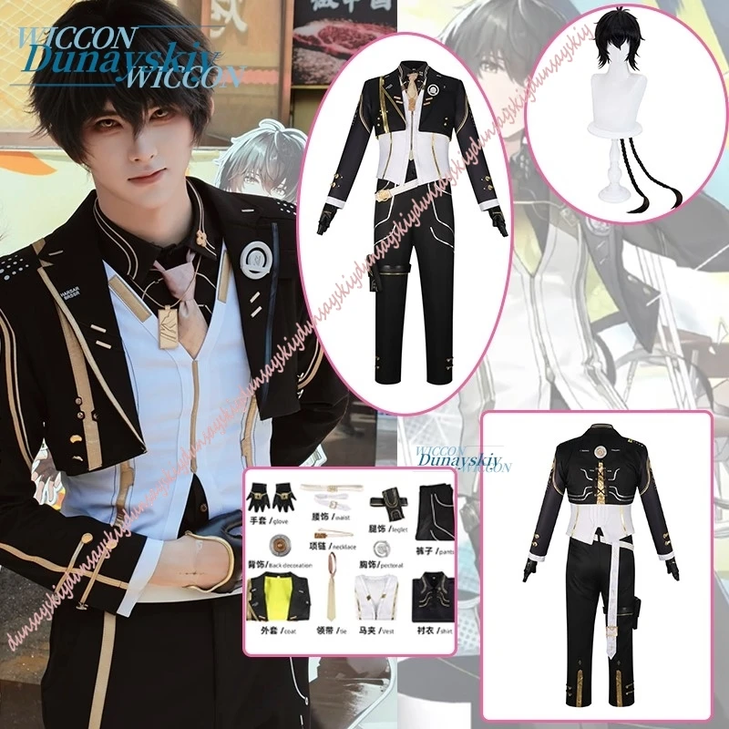 

Game Rover (Male) Role Playing Starfire Everbright Suits Wuthering Waves Cosplay Costume Men Comic Con Halloween Outfit