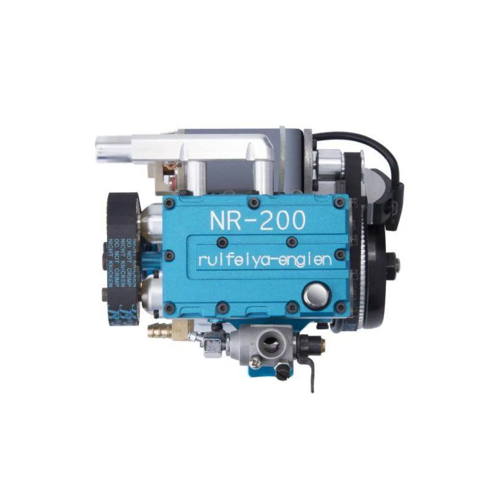 RUIFEIYA 8.6CC Inline Twin Four Stroke Engine Model Suitable for 1/10 1/8 Remote Control Car Water Cooled Engine Model
