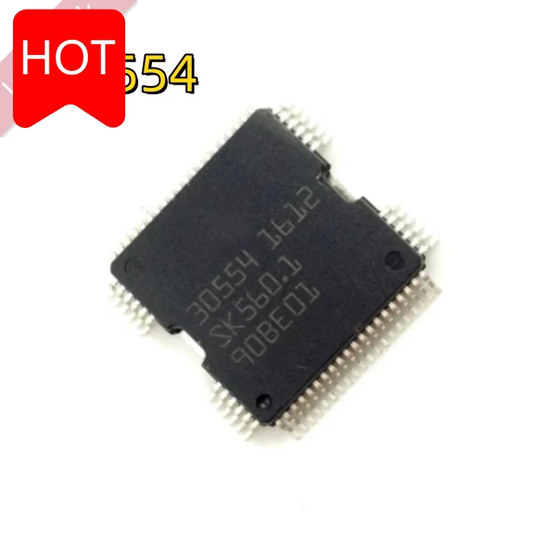 1PCS IC 30554 QFP64 for Audi Mercedes-Benz ME9.7 BOSCH engine diesel computer board power module driver chip IC new
