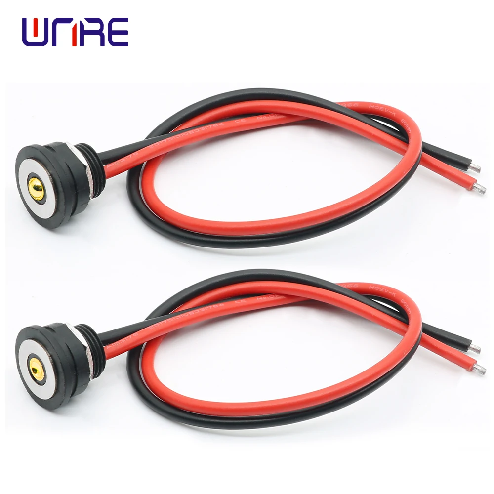 Magnetic Charging Wire Pogopin Connector Male And Female Connector Data Cable Waterproof Spring Pin 10A