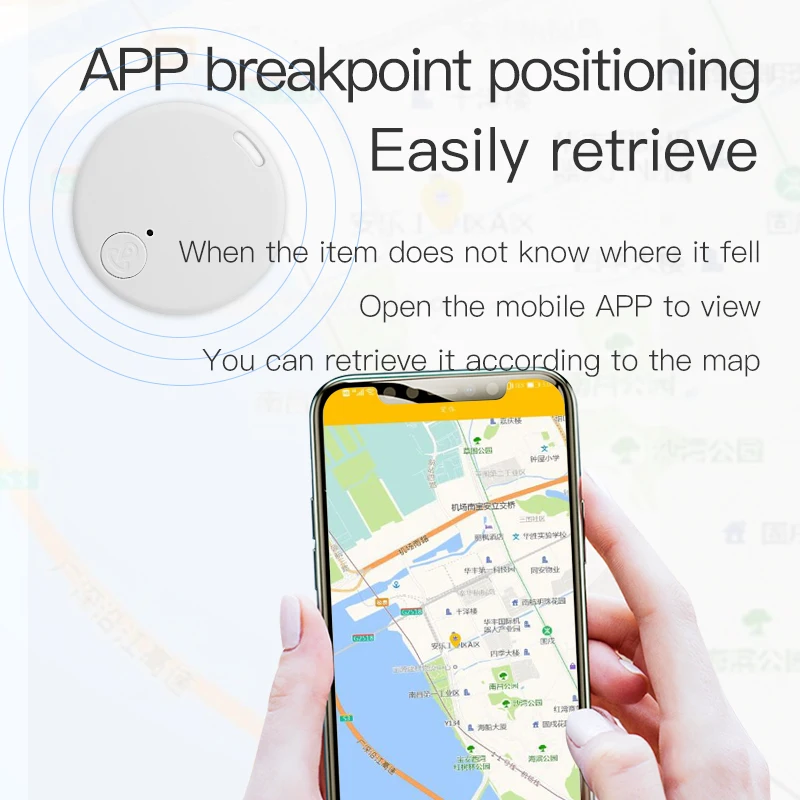2026 Mini 5.0 GPS Bluetooth Tracker Air Tag Anti Lost Device Pet Elderly Kids Wallet Tracking IOS Android Smart Finder Locator