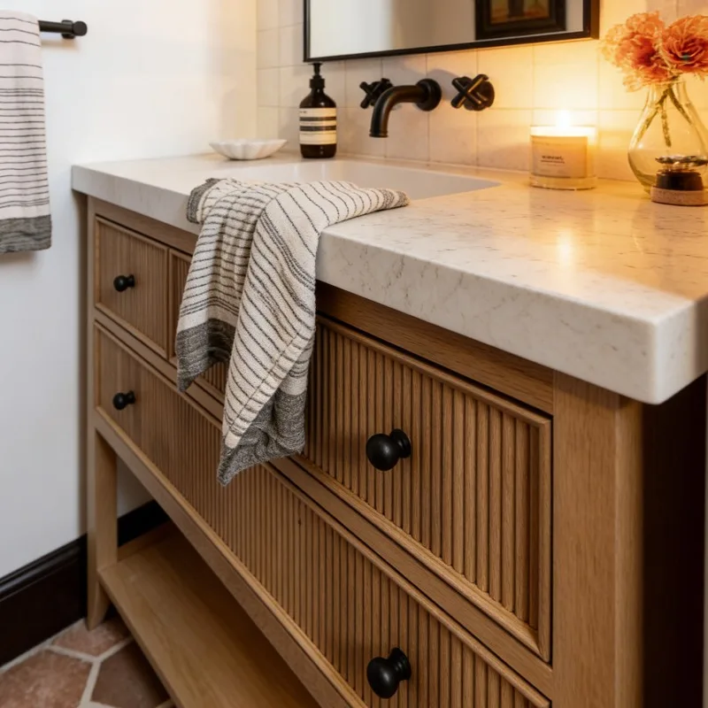 American country style rubber wood bathroom cabinet integrated ceramic basin floor cabinet toilet hand wash washbasin cabinet co