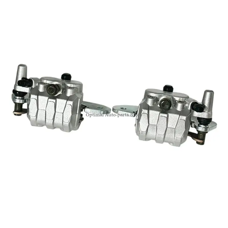 Rear Brake Caliper Set with Brake Pads, 1XD-2580W-00-00 1XD-2580V-00-00, Left and Right Metal Assemblies with Separate Two-Hole