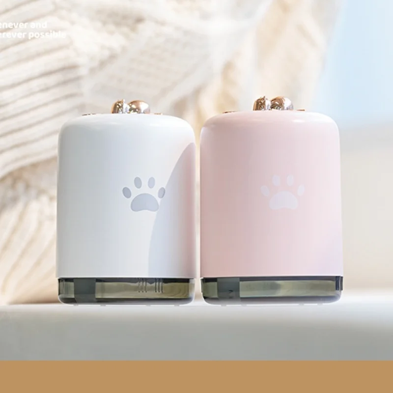 Portable Cool Mist Humidifier USB Power Supply Mini Aromatherapy Diffuser For Office Roseate Home Car Travel