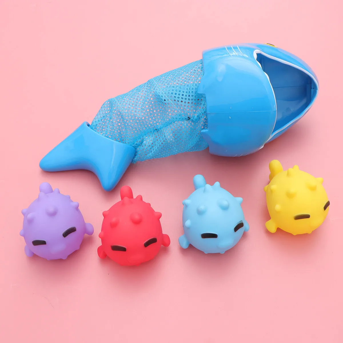 5Pcs Bath Fishing Game Children Catch Fish Fun Interactive Bath Time Bathtub Educational Play Bathtime Toys