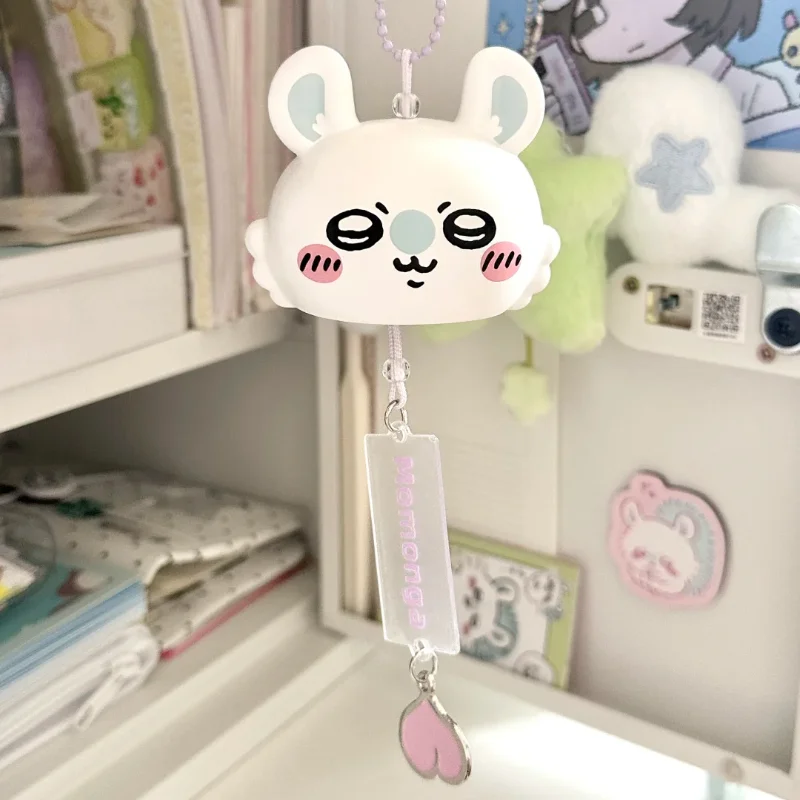 

Genuine Chiikawa Wind Chime Pendant Kawaii Ornament Cute Usagi Hachiware Balcony & Car Decor Gift For Anime Fans