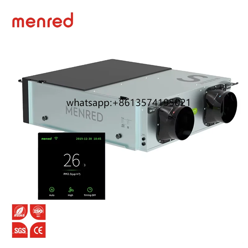 

350 M3/h Home Fresh Air Ventilation System Heat Energy Recovery Ventilation System