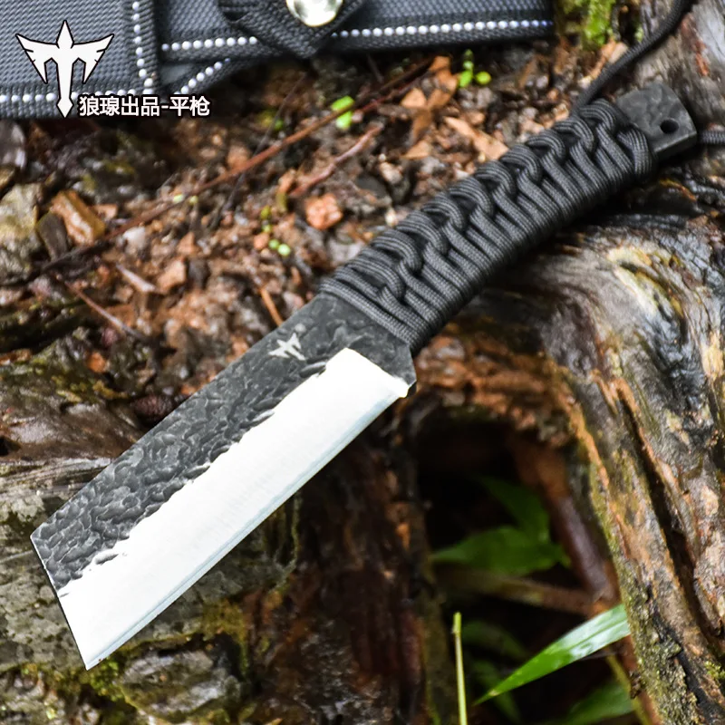 

Wolf 7cr13mov blade Outdoor tactical knife special forces wild survival knife hunting camping jungle knife