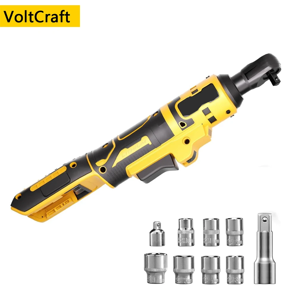 

Ratchet Right Angle Wrench Variable Speed Brushless Power Wrench LED light Cordless for DEWALT 20V Battery Power Tools
