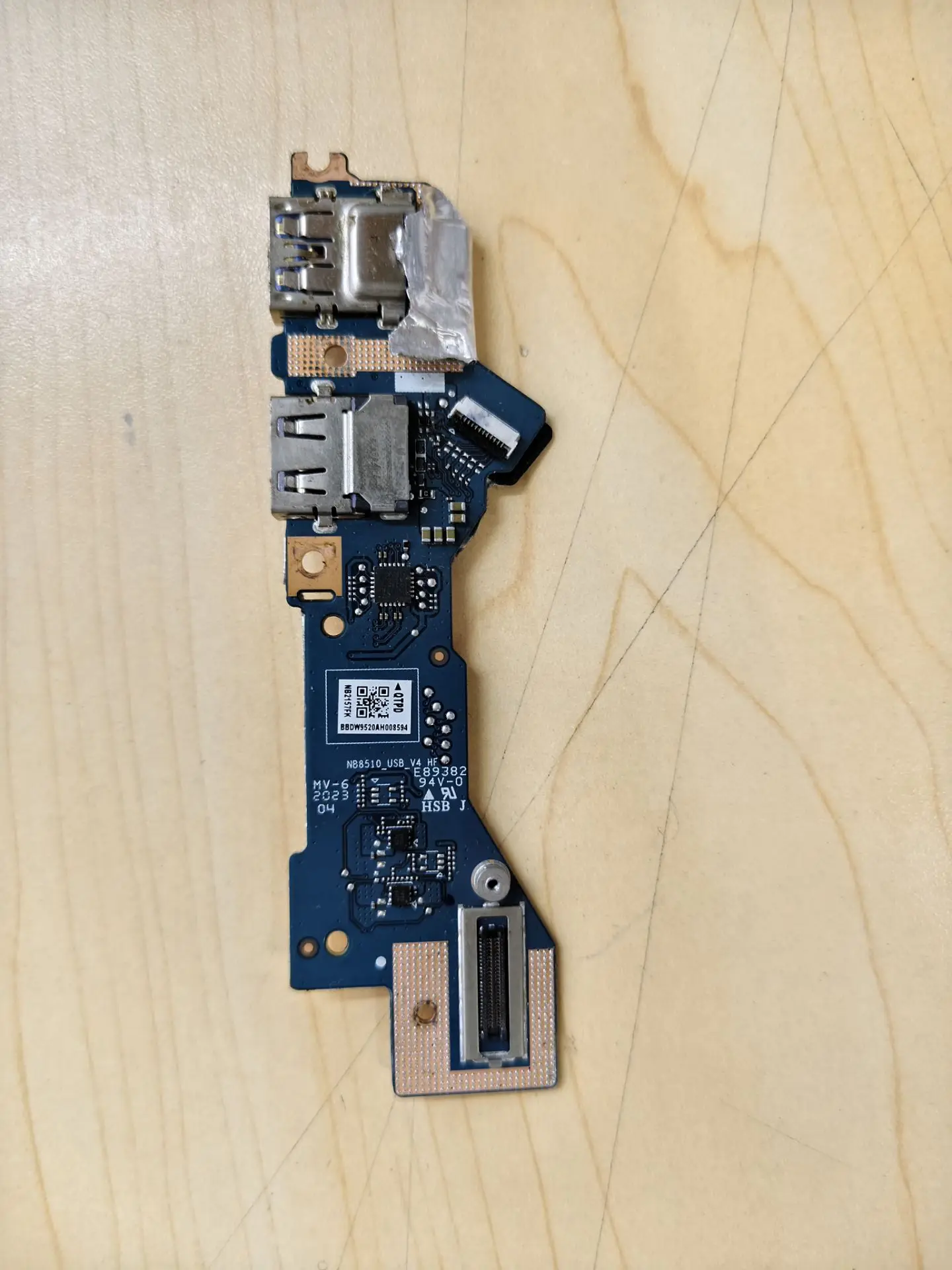 Used for HUAWEI MateBook 14 KLVC-WAH9 WFH9L KLV-W19 Laptop USB Interface Jack Board NB8510_USB_V4 Test Fully