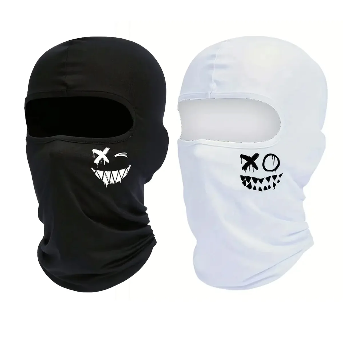 1PC/2PCS mask is breathable, and the full-face Balaclava mask is dust-proof and sweat-absorbent, making it suitable for outdoor