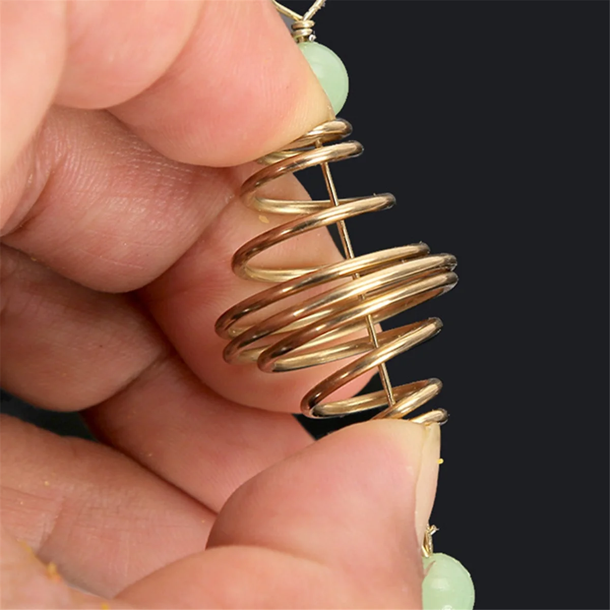 ABXD الزيتون على شكل الفولاذ المقاوم للصدأ الصيد الطعم فخ قفص حامل سلة، الربيع الكارب الصيد الخشنة السحر المغذية