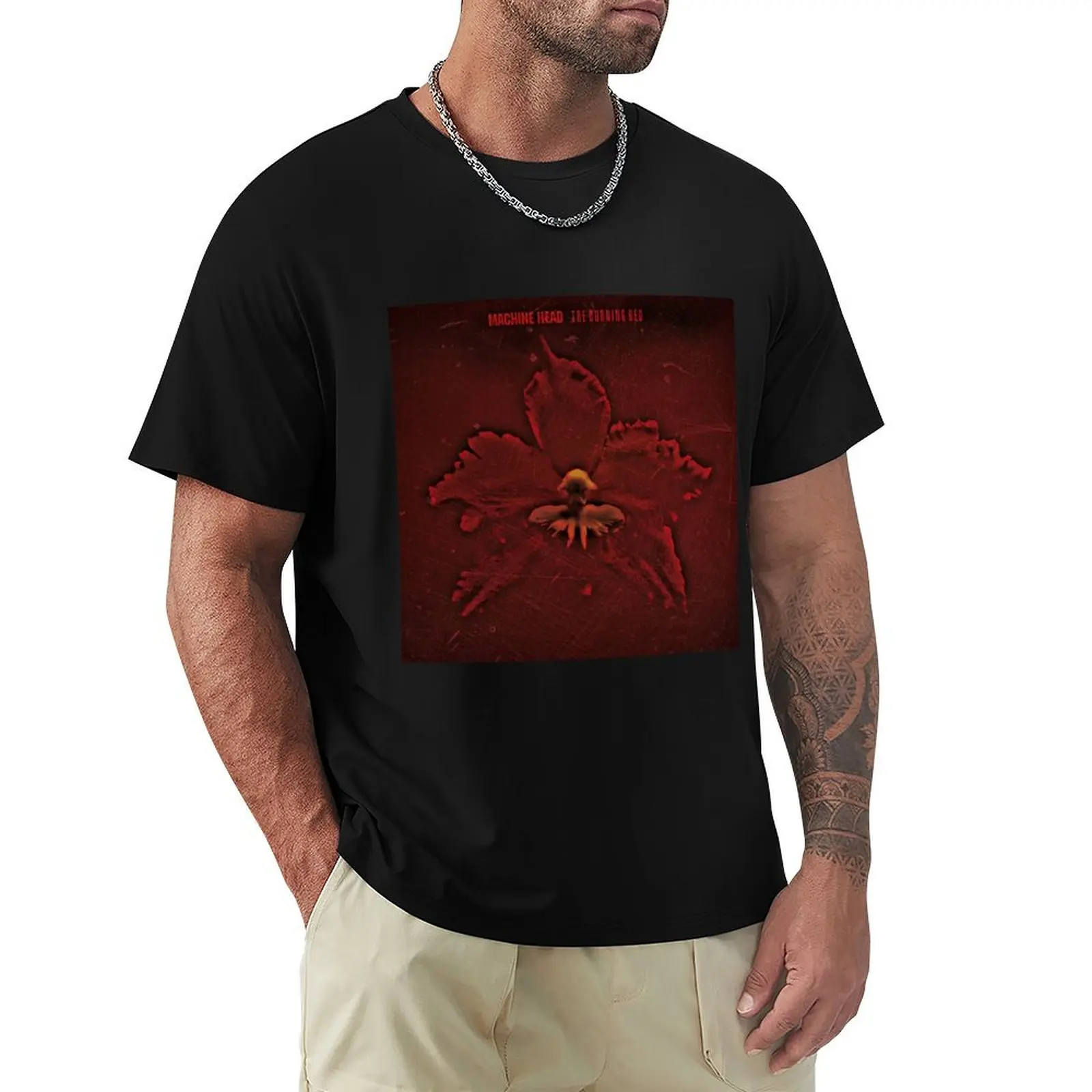 

Machine Head the burning red T-Shirt oversize t-shirts man fashion shirts mens designer clothes