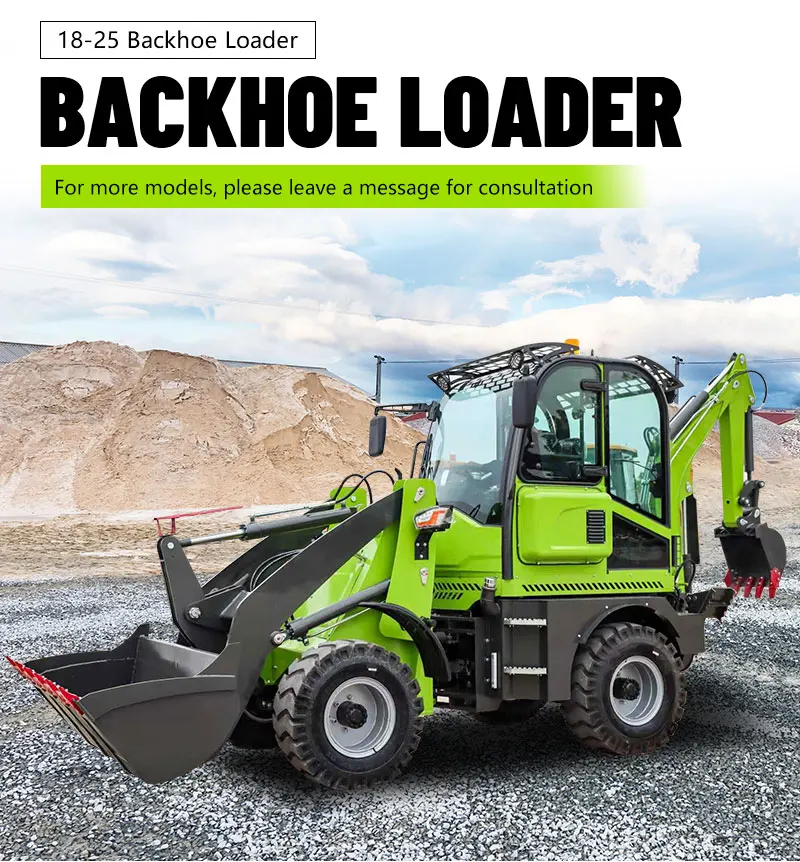 18-25 4x4 Baggerlader Multifunktional 2-in-1 Bagger-Lader CE EPA für Bau und Landwirtschaft – Detail 2