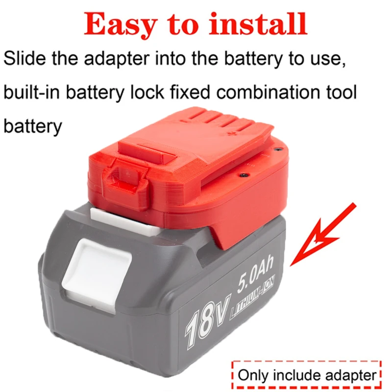 Konwerter baterii do narzędzi litowo-jonowych Craftsman V20 do Makita 18V akumulator litowo-jonowy Adapter akcesoria do elektronarzędzi