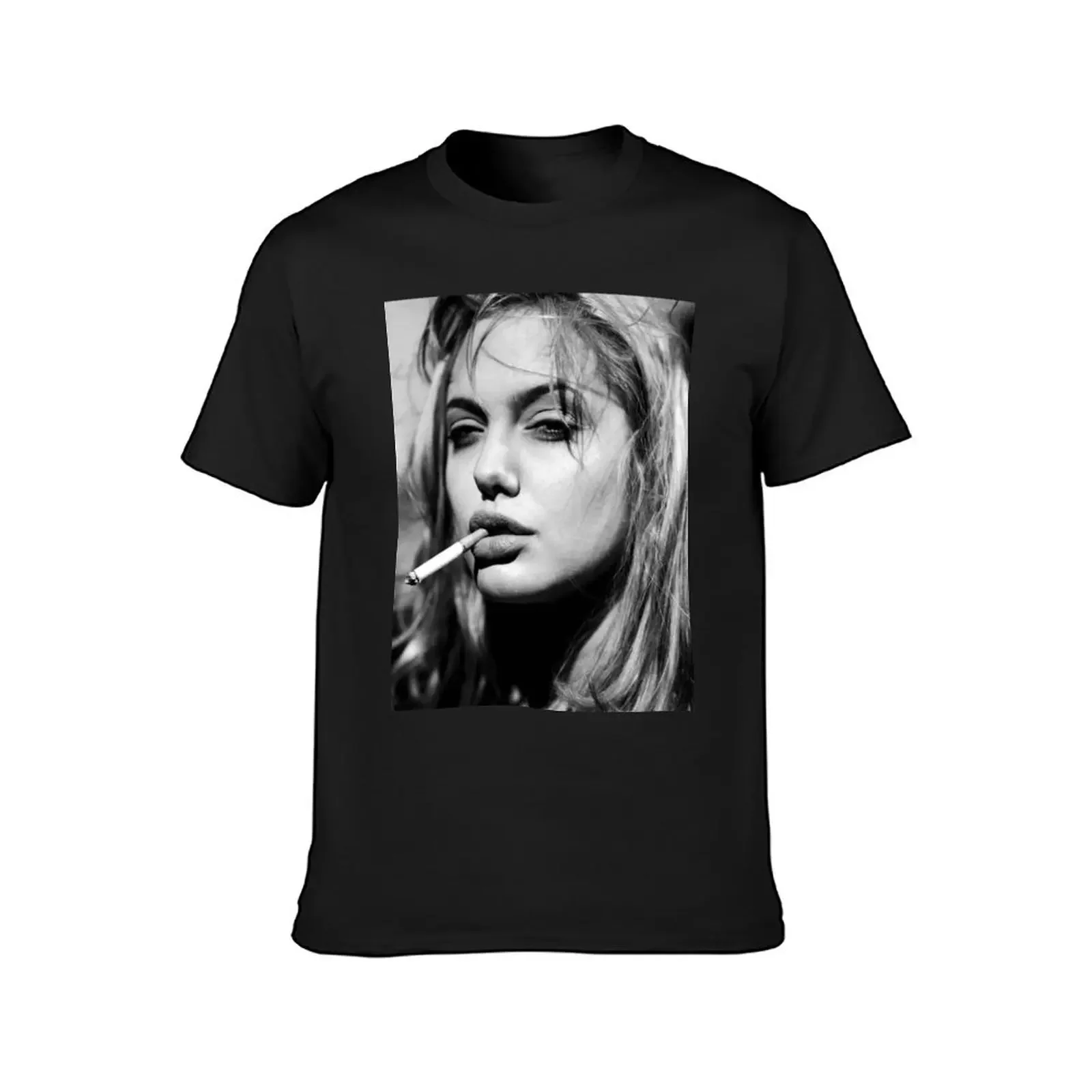 Art - Angelina Jolie T-Shirt anime figures graphic tee shirt oversizeds plus size clothes fruit of the loom mens t shirts