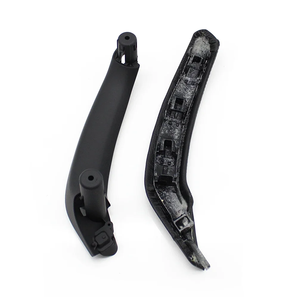 Complete LHD RHD Interior Passenger Door Pull Handle Leather Cover With Inside Handle Assembly For BMW X3 X4 F25 F26 2010-2016 view 4