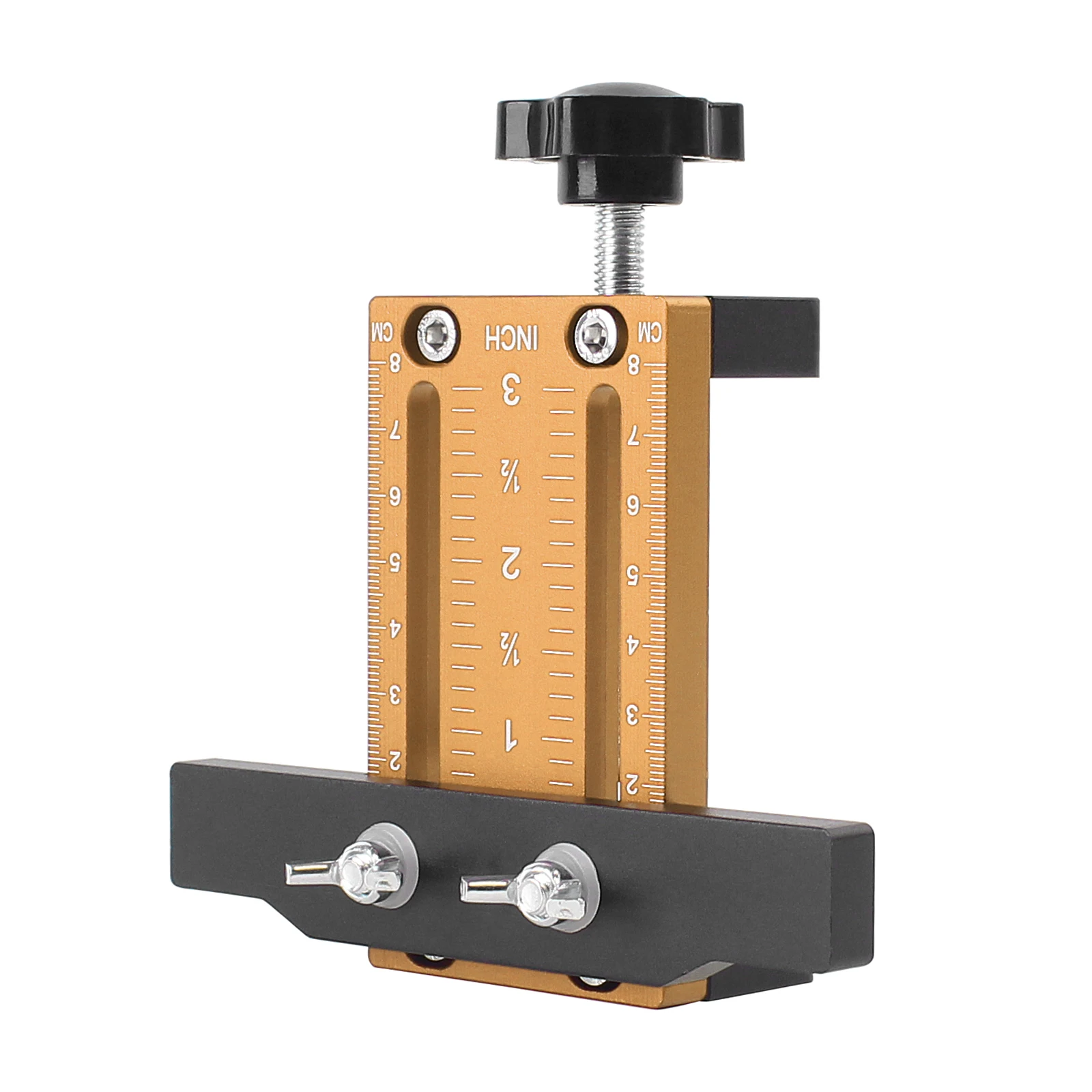 

Aluminum Alloy Measurement Drilling Tool Mounting Jig Cabinet Door Positioning Jig With Support Arm&Clamp for Installing Cabinet