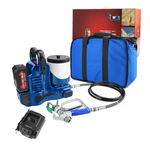 2025 Portable21V Battery-Powered High-Pressure Electric Airless Paint Sprayer Gun Brushless Motor 2500PSI 1200ML Cup Capacity — купить у AliExpress WW