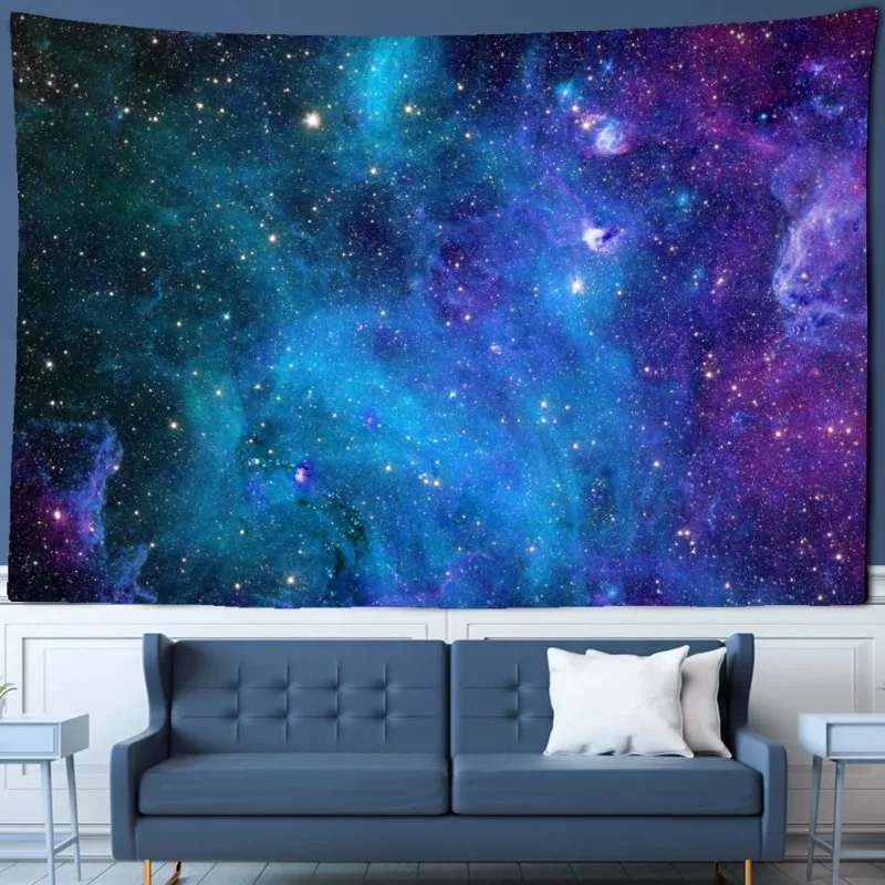 Dream Starry Sky Tapestry Starry Night Sky Galaxy Painting Living Room Home Background Hanging Cloth Wall Decoration TAPIZ