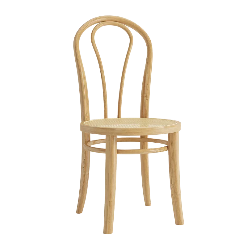 Rattan Chair Solid Wood Hotel Dining Chairs Restaurant For Thonet Bentwood Dining Chair