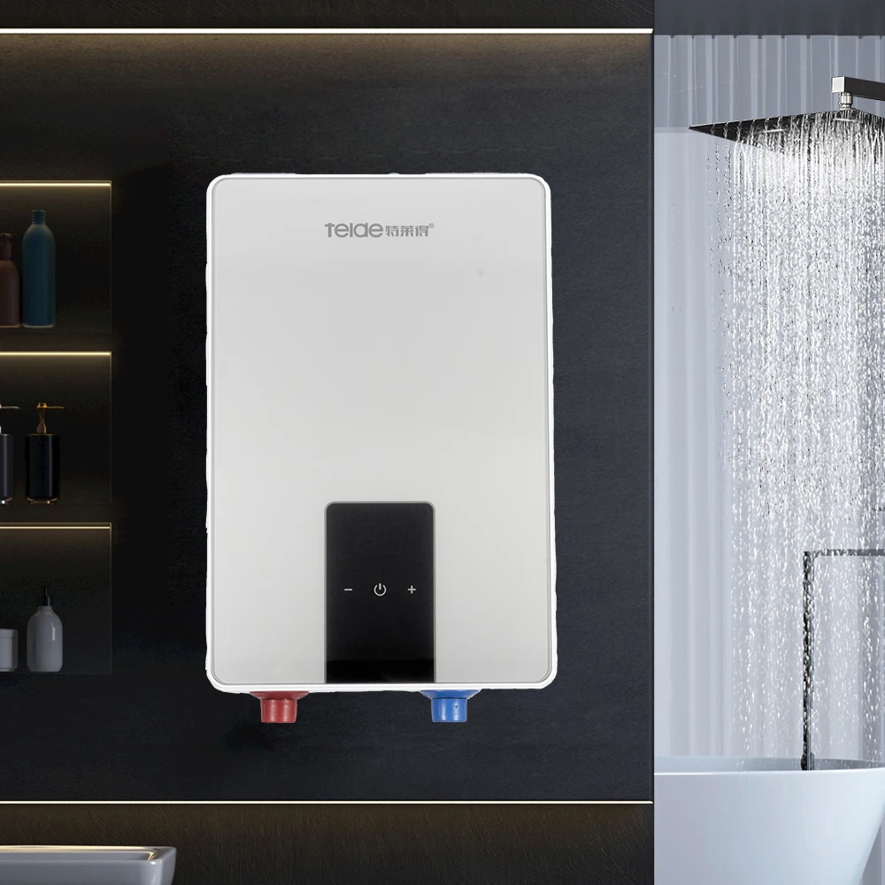 220-240V 7kW tankless electric display, German display, instant water heater, low energy consumption, plastic material